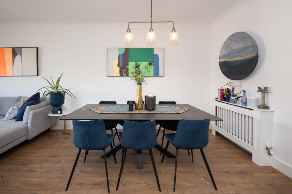 Open plan kitchen dining living space in Janeville Carrigaline home