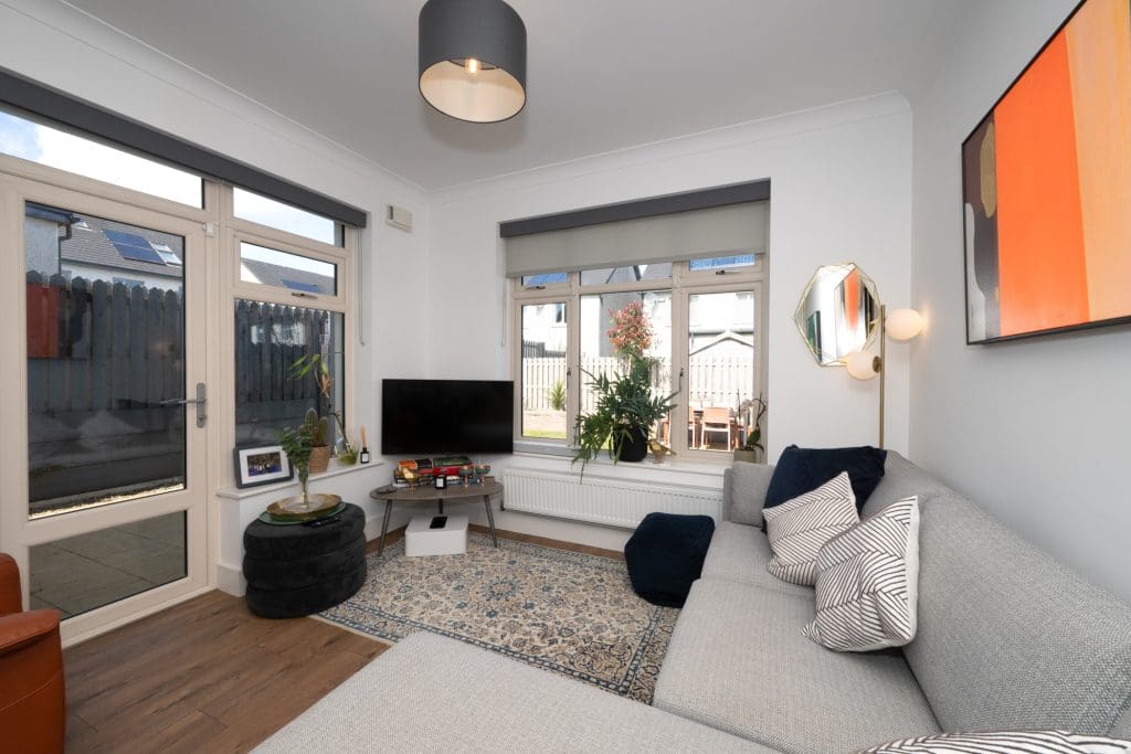 Lounge area in semi detached house for sale Carrigaline Cork