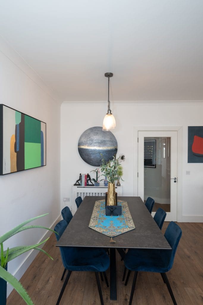 Open plan kitchen dining living space in Janeville Carrigaline home
