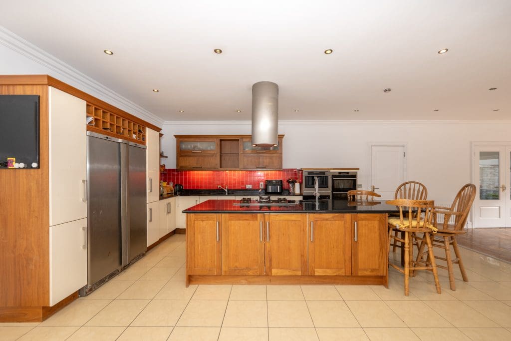 Modern kitchen in Wheatfields Carrigaline house for sale