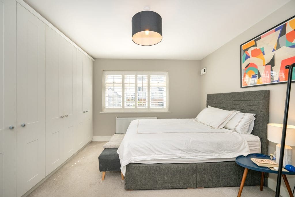 Main bedroom at 19 The Lawn Janeville Carrigaline with ensuite